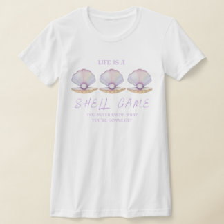 T-shirt Purple Funny Life est un jeu de coquilles que vous