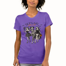 Purple Go Ghouls Tee