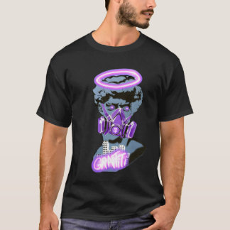 T-shirt purple graffiti
