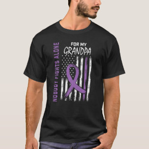 T-shirt Purple Grandpa Lupus Sensibilisation Produits Drap