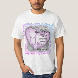 T-shirt Purple Heart Home Soins de santé infirmière