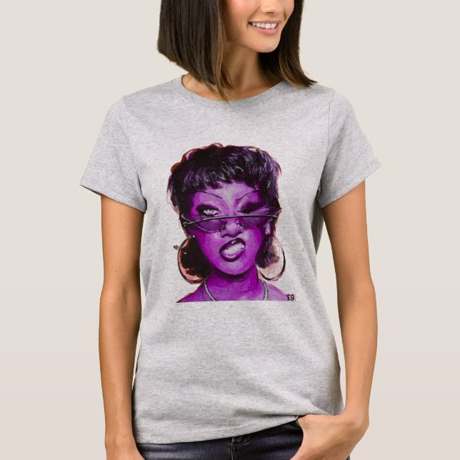 T-shirt Purple Lady (Devant)
