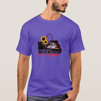 T-shirt Purple MOKAN Badlanders Mens Tri-Blend Shirt