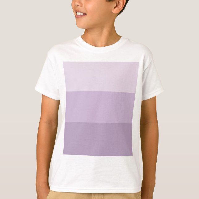 T-shirt Purple Ombre rayé (Devant)