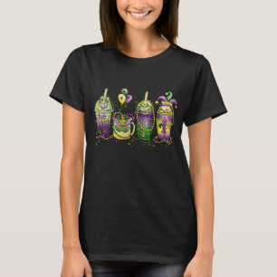T-SHIRT PURPLE OR VERT MARDI GRAS BOISSONS