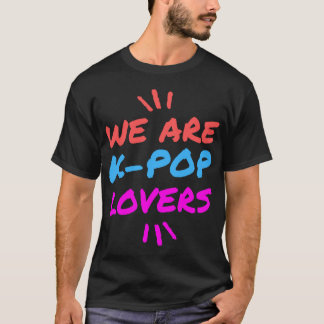 T-shirt Purple Orange&amp_ Bleu Cute K-Pop Lover