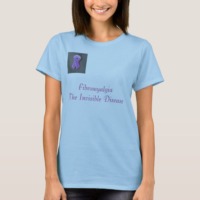 T-shirt purple_pin, la maladie invisible de (Devant)