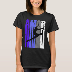 T-shirt Purple Retro Amor Dance Fan Dancer Squad Vintage C