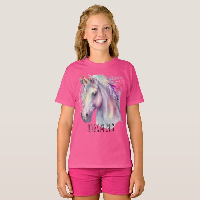T-shirt Purple Unicorn Dream (Devant entier)