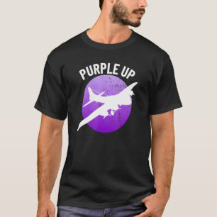 T-shirt Purple Up B17 Flying Fortress 2ÈME GUERRE MONDIALE