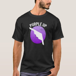 T-shirt Purple Up B2 Bomber furtif Militaire Enfants Garço