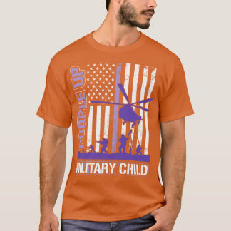 T-shirt Purple Up for Military Kids
