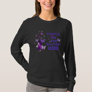 T-shirt Purple Up Militaire Beurre-Feu Militaire Brats Mil