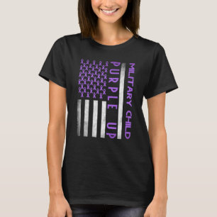 T-shirt Purple Up Month Of Military Child Kids Awareness