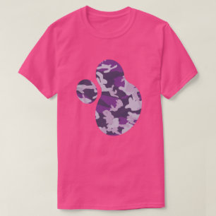 T-shirt PurpleBerry Camo Motif Paint Splat v2