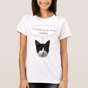 T-shirt Purr My Way Out of Anything Dames Tee