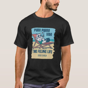 T-shirt Purr Purra Vida La Feline Life Afrique de l'Est