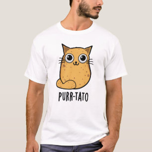 T-shirt Purr-tato Funny Chat Pun de pomme de terre