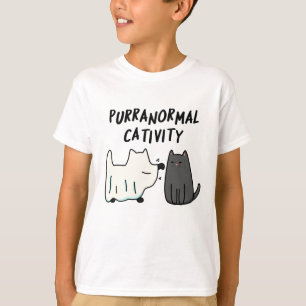 T-shirt Purranoral Cativité Funny Halloween Cat Pun