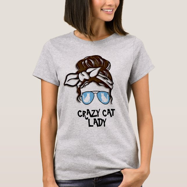 T-shirt Purrfect Feline Lovers Appareils pour Crazy Cat Mo (Devant)