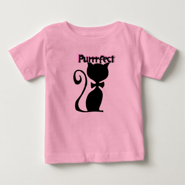 T-shirt Purrfect Kitty pour bébé en bas âge (Devant)