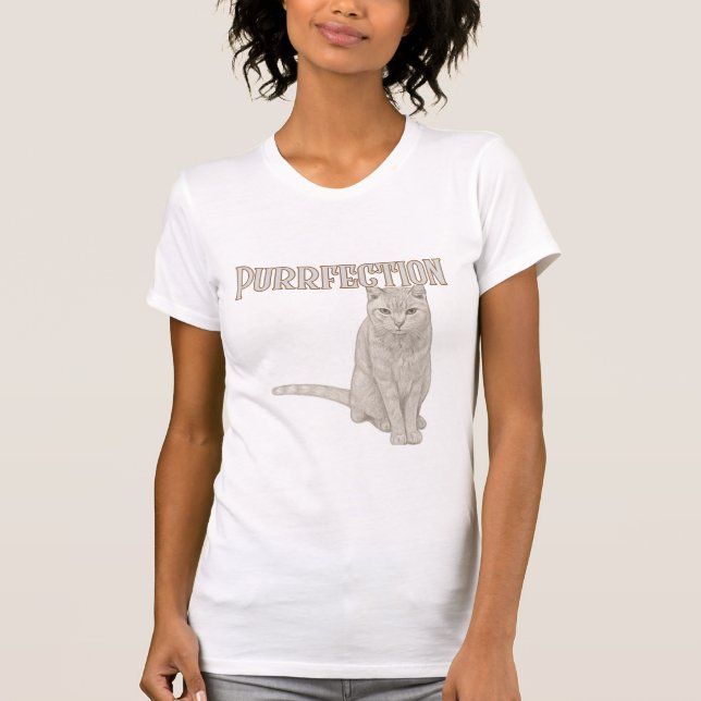 T-shirt Purrfection (Devant)
