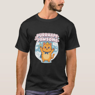 T-shirt Purrhaps Vous êtes un Chat Mignon Kawai Adorable