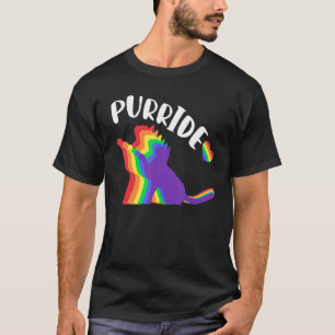 T-shirt Purride Gay Pride Ca Pride Ca Chat Lgbtq