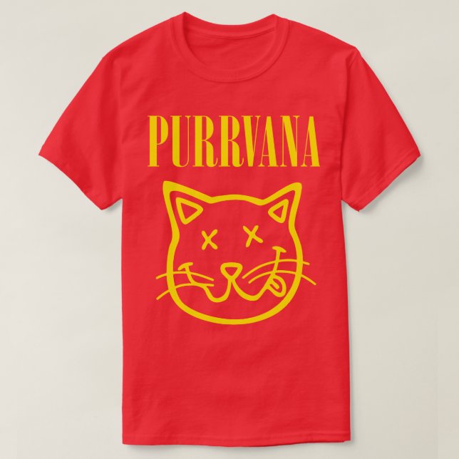 T-shirt Purrvana (Design devant)