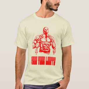 T-shirt Push Your Limits - Bodybuilding and Determination