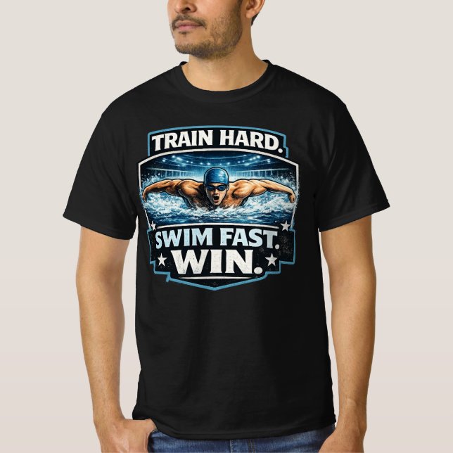 T-shirt Push your limits in and out of the pool with this  (Devant)