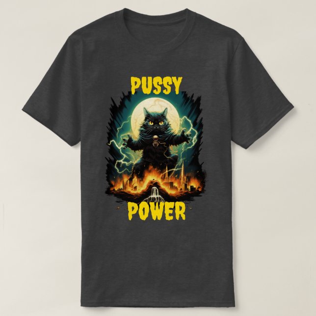T-shirt Pussy Power (Design devant)