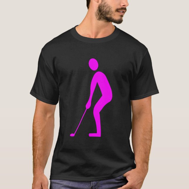 T-shirt Putage - Magenta (Devant)