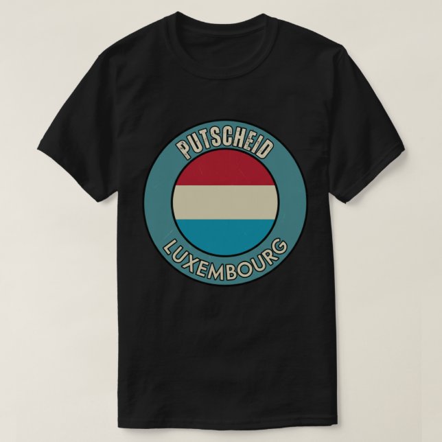T-shirt Putscheid, Luxembourg (Design devant)