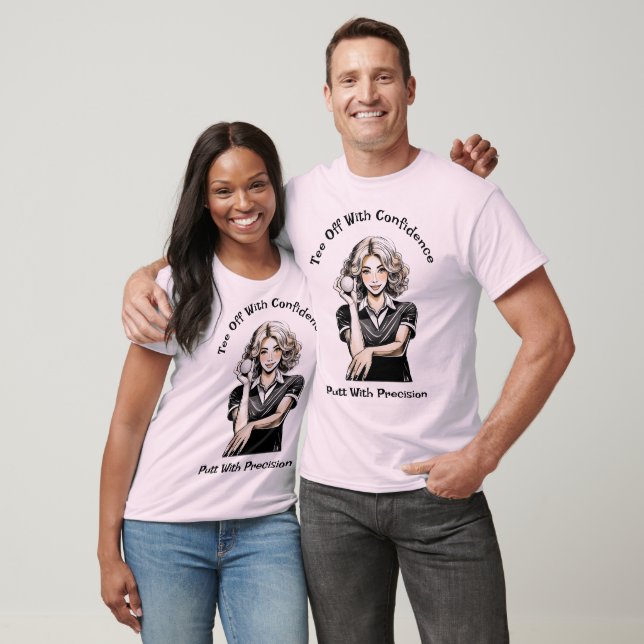 T-shirt Putt Avec Precision Golf (Unisexe)