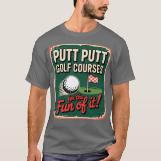 T-shirt Putt PuttBrockton, MA Retro Mini Golf Vintage