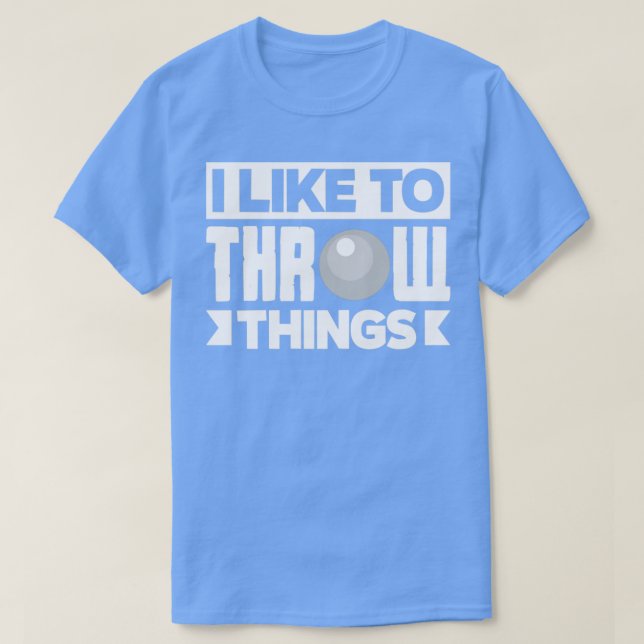 T-shirt Putter Putter Track et Champ J'Aime Jeter La (Design devant)