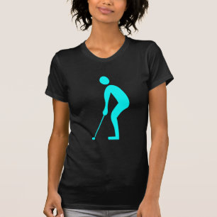 T-shirt Putting - Cyan