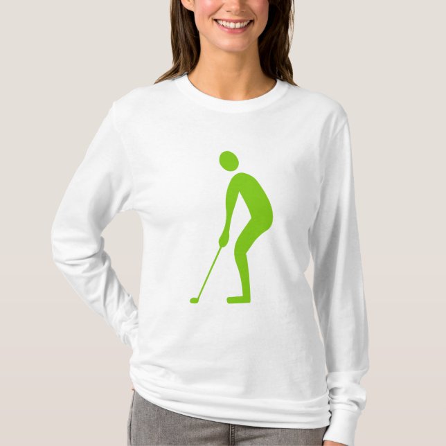 T-shirt Putting - Martian Green (Devant)