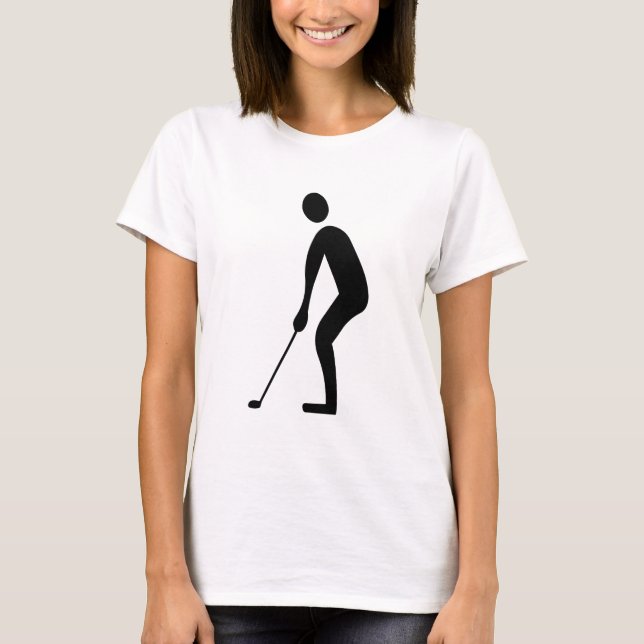 T-shirt Putting - Noir (Devant)