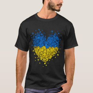 T-shirt Puzzle de coeur Ukraine Amour Ukraine drapeau ukra