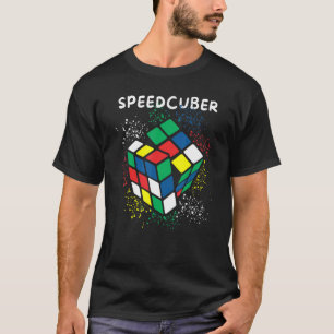T-shirt Puzzle de découpage de vitesse Cube de résolution 