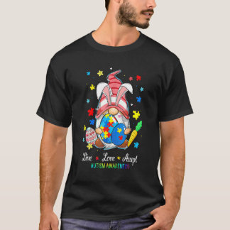 T-shirt Puzzle de gnome de sensibilisation à l'autisme Acc