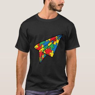 T-shirt Puzzle de l'avion en papier pour la sensibilisatio
