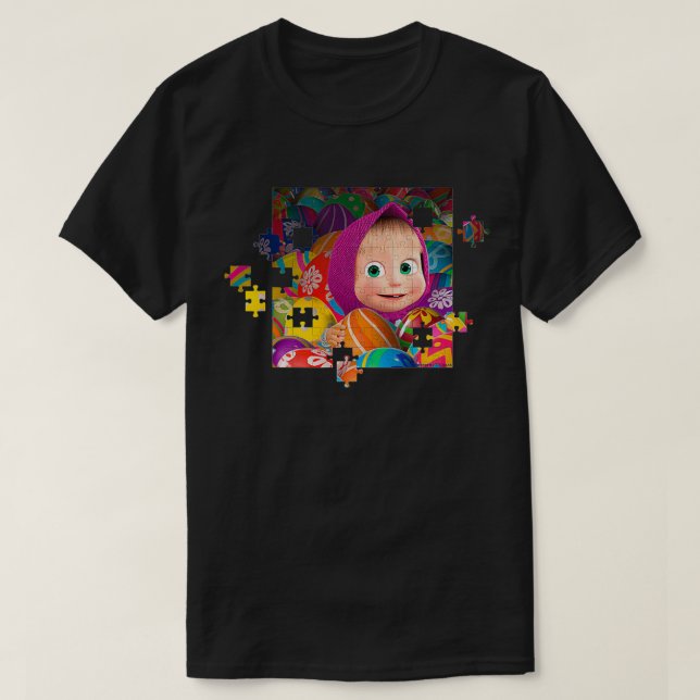T-shirt Puzzle de Masha (Design devant)