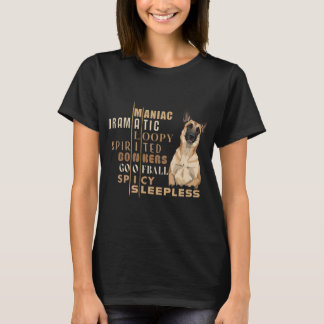 T-Shirt Puzzle de Mots sur la Personnalité du Mali