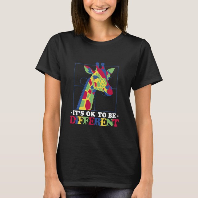 T-shirt Puzzle de sensibilisation à l'autisme Professeur F (Devant)