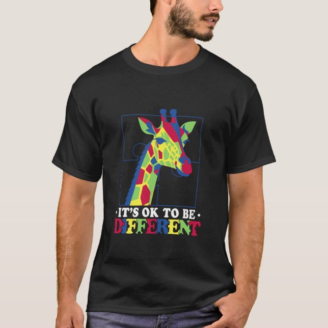 T-shirt Puzzle de sensibilisation à l'autisme Professeur F (Devant)