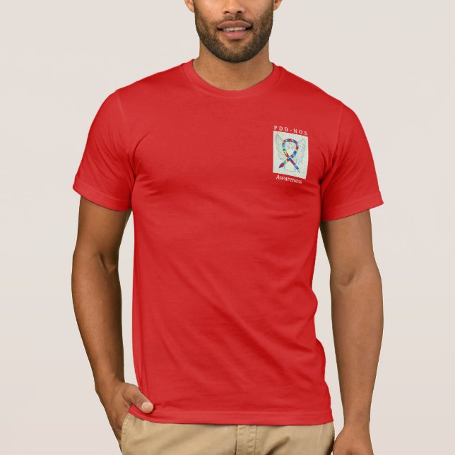 T-shirt Puzzle de sensibilisation PDD-NOS Ruban Tee (Devant)