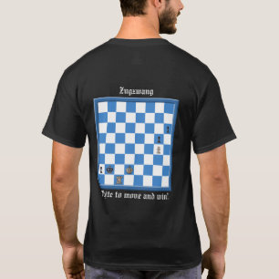 T-shirt Puzzle d'échecs de Zugzwang